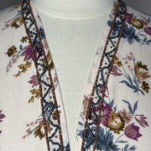 NWT  Lovestitch floral kimono duster One Size